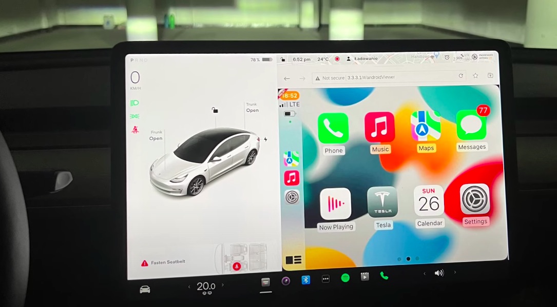 Apple和Tesla一直在合作让特斯拉车主使用CarPlay。

Apple在WWDC上展示的新CarPlay技术“Route Sharing”可以让导航应用与车辆共享路线数据，这可能是特斯拉实现C - 图片 1