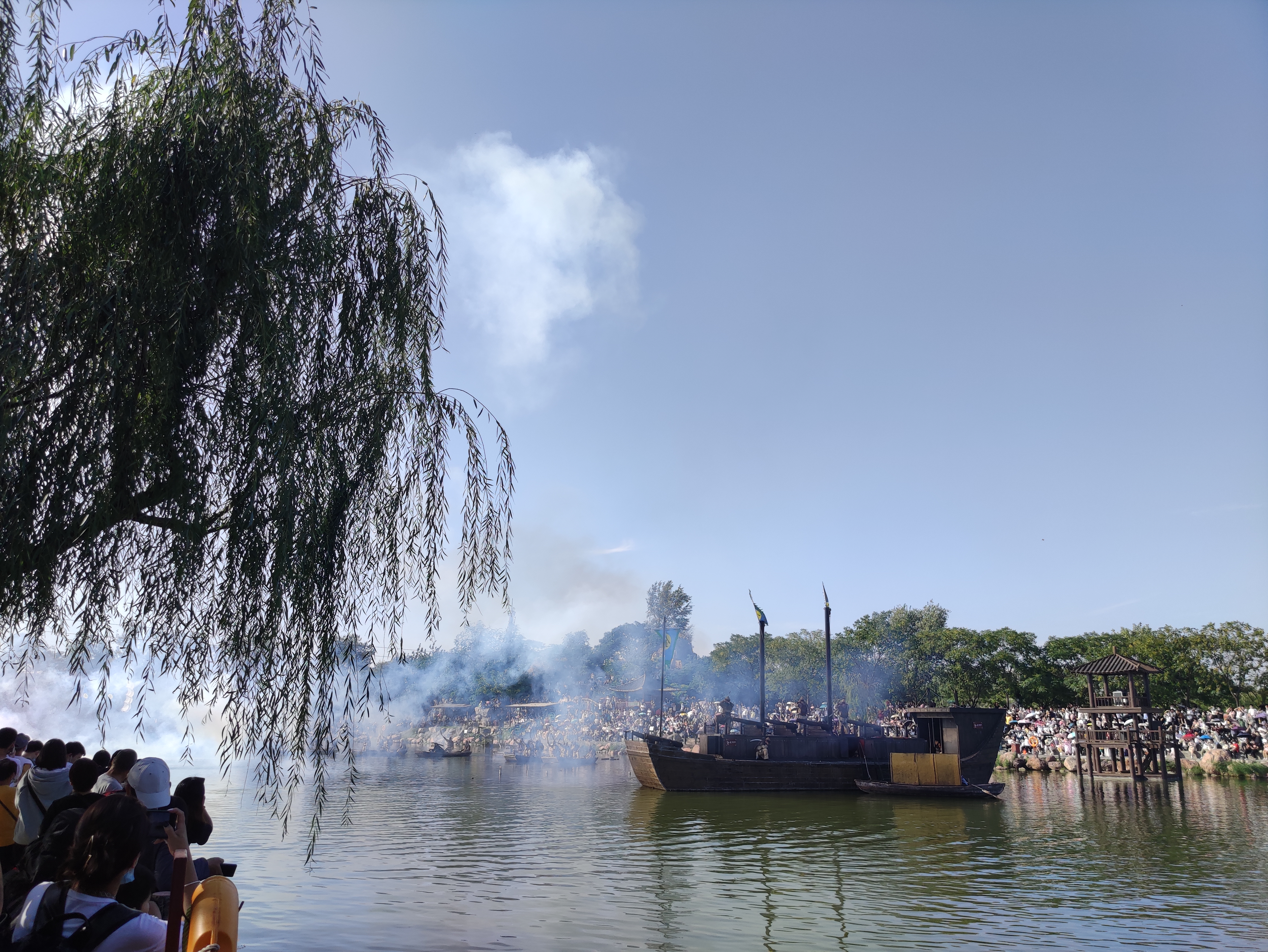 国庆长假第二天，驻马店到开封，打卡清明上河园。还好人不多。晚上的表演值得推荐 - 图片 4