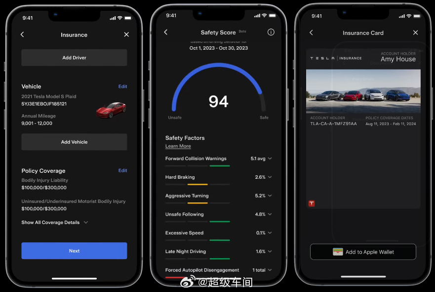 #特斯拉#

 保险刚刚在佛罗里达州正式上线。

这是三年多来首个新增的保险服务州。

至此，特斯拉保险已在美国13个州提供服务特斯拉保险采用实时驾驶行为评估机制，通过分析驾驶车型、居住区域、行驶里程 - 图片 1