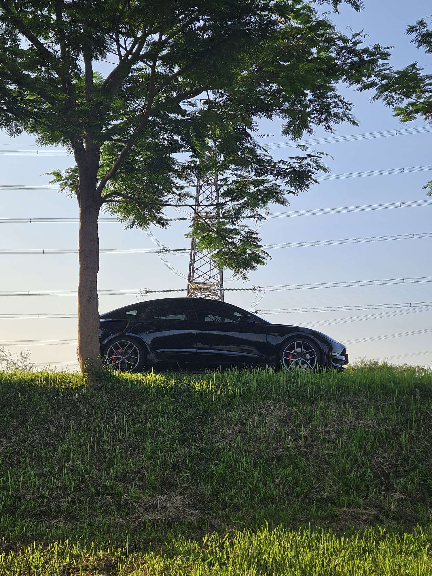 model3p装前轮245/3520，后轮265/30/20鸳鸯胎可以吗，听说会伤四驱系统 - 图片 1