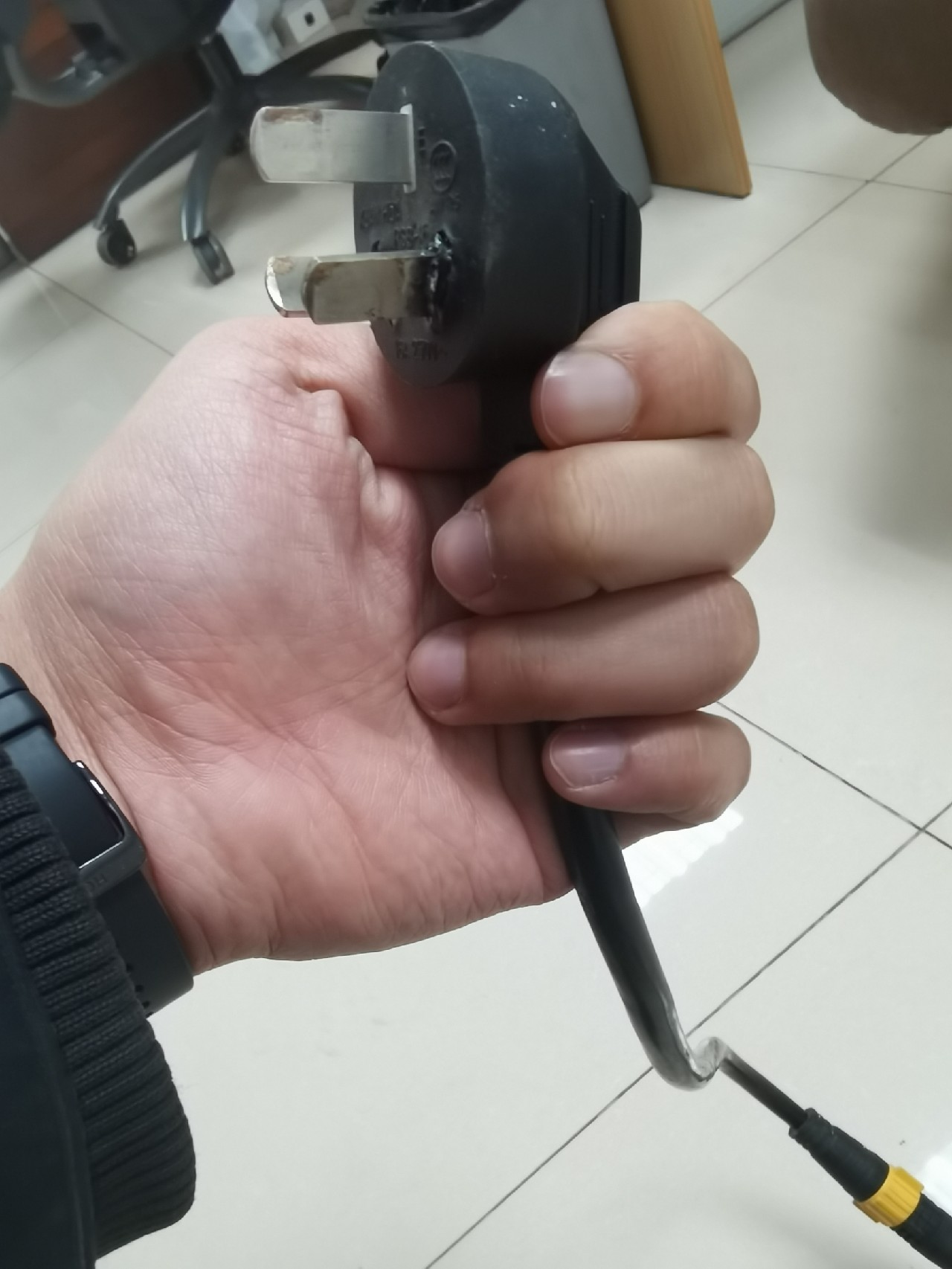 @小特叔叔，特叔，这个充电16A接头烧了，客服没有单卖的，我想替换一下😐 - 图片 1