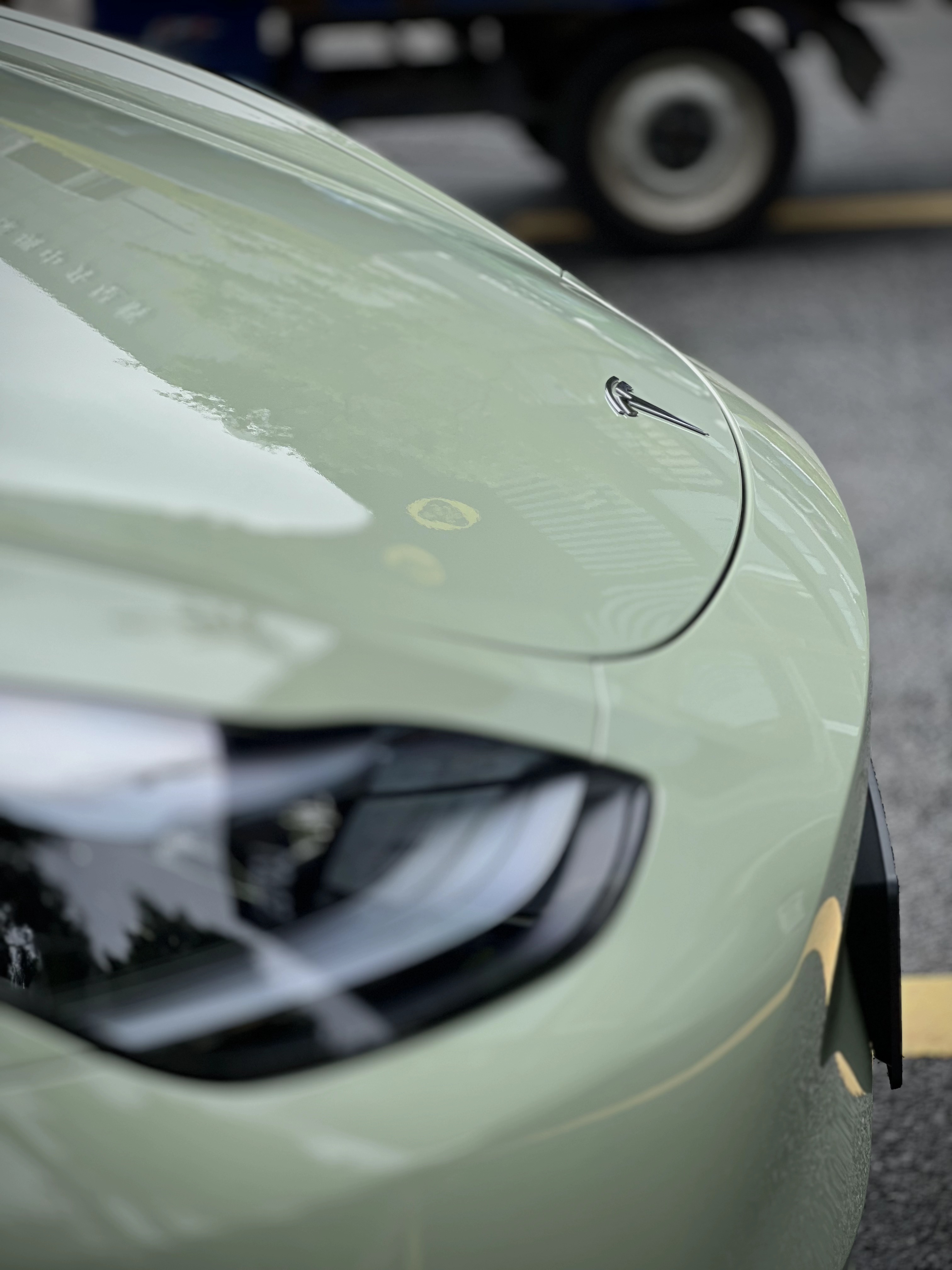 特斯拉Model Y，水晶卡其绿! 温温柔柔的莫兰迪色系！百看不厌的绿！ - 图片 7