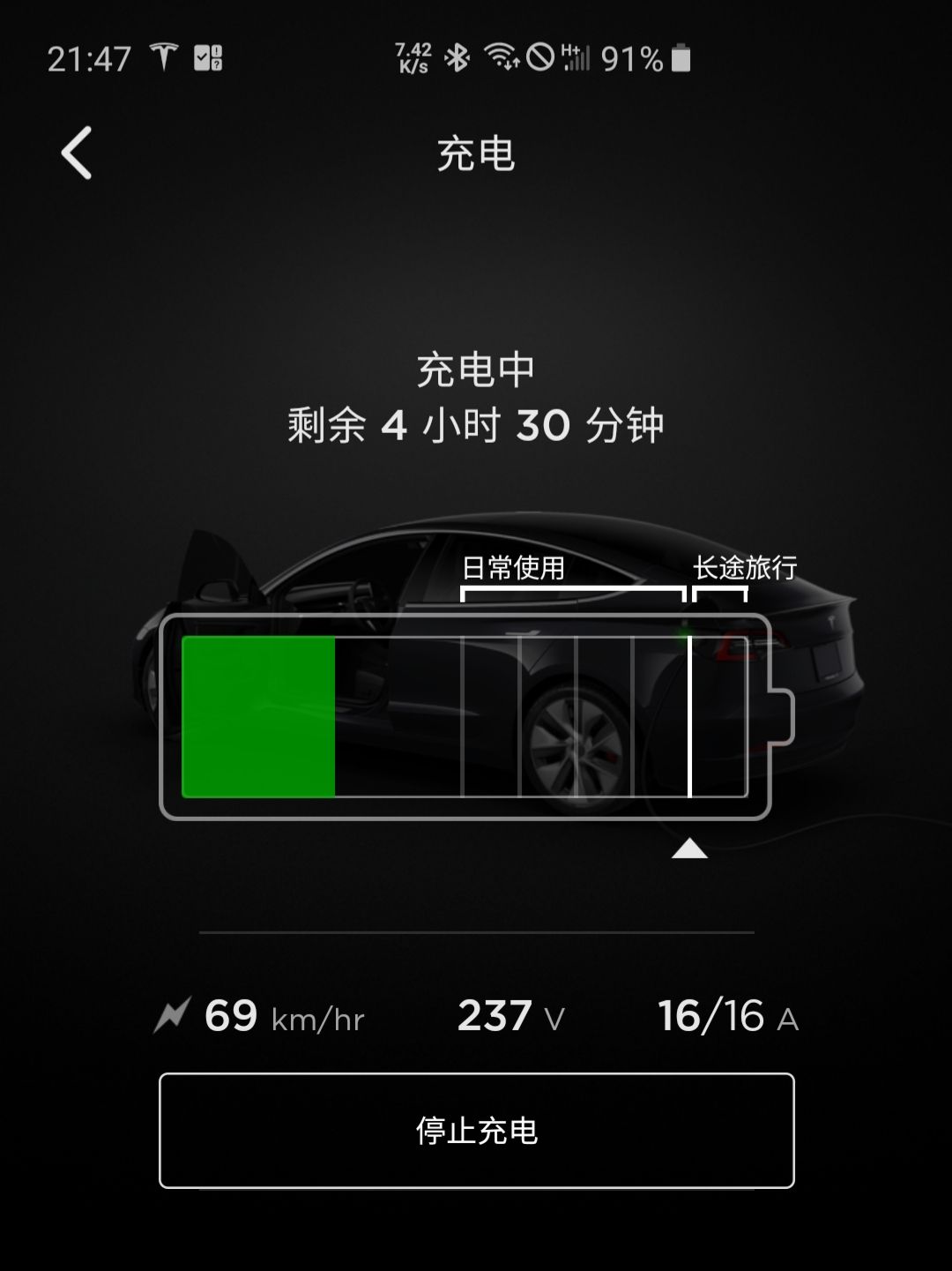 明天开车出长途，今晚把电充到90％ - 图片 1
