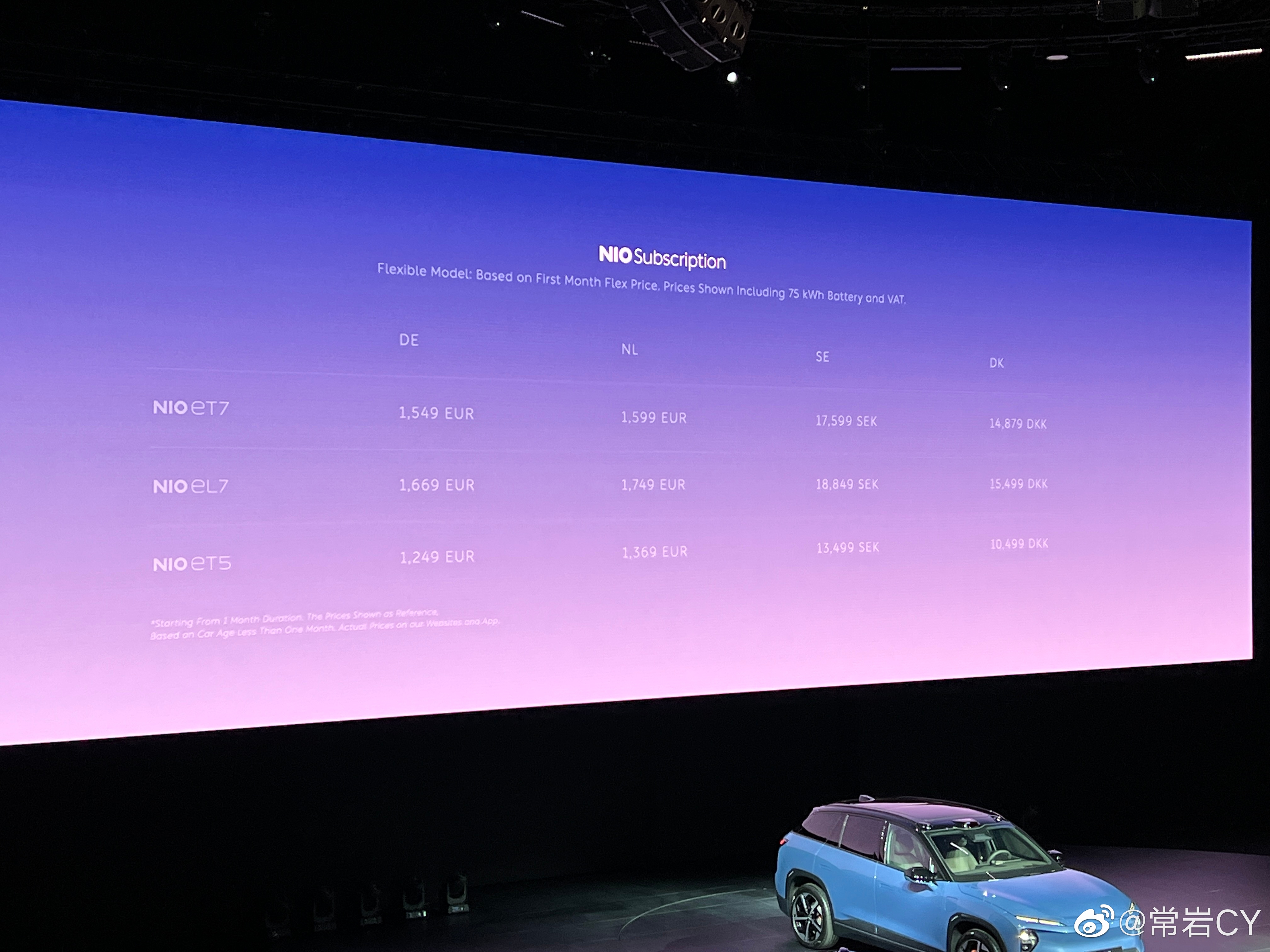 蔚来宣布推出NIO Subscription，在欧洲订阅制长租车辆。

最短1个月起租，月费会随着车辆寿命递减，享受蔚来全部服务。

以ET7为例，不含电池一个月大约8000人民币。

服务在今年就将 - 图片 5