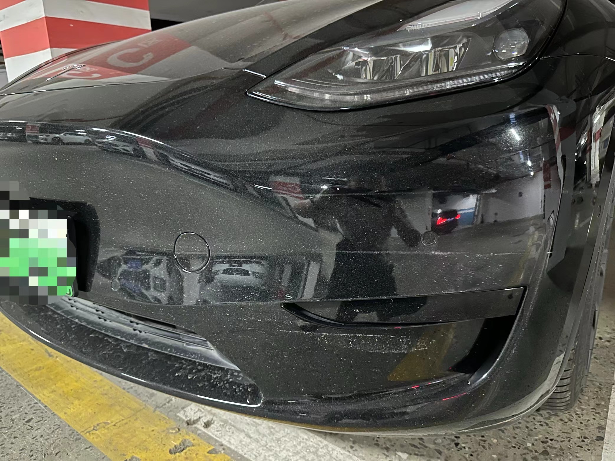 被理想撞出了内伤。报废一个雷达。 - 图片 1