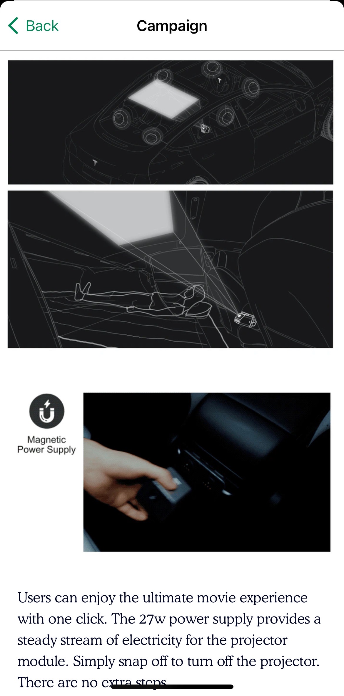 在海外众筹平台ks上发现一个针对model 3/Y的产品，看着还蛮有意思的

https://www.kickstarter.com/projects/wildcharger/wildcharger- - 图片 3