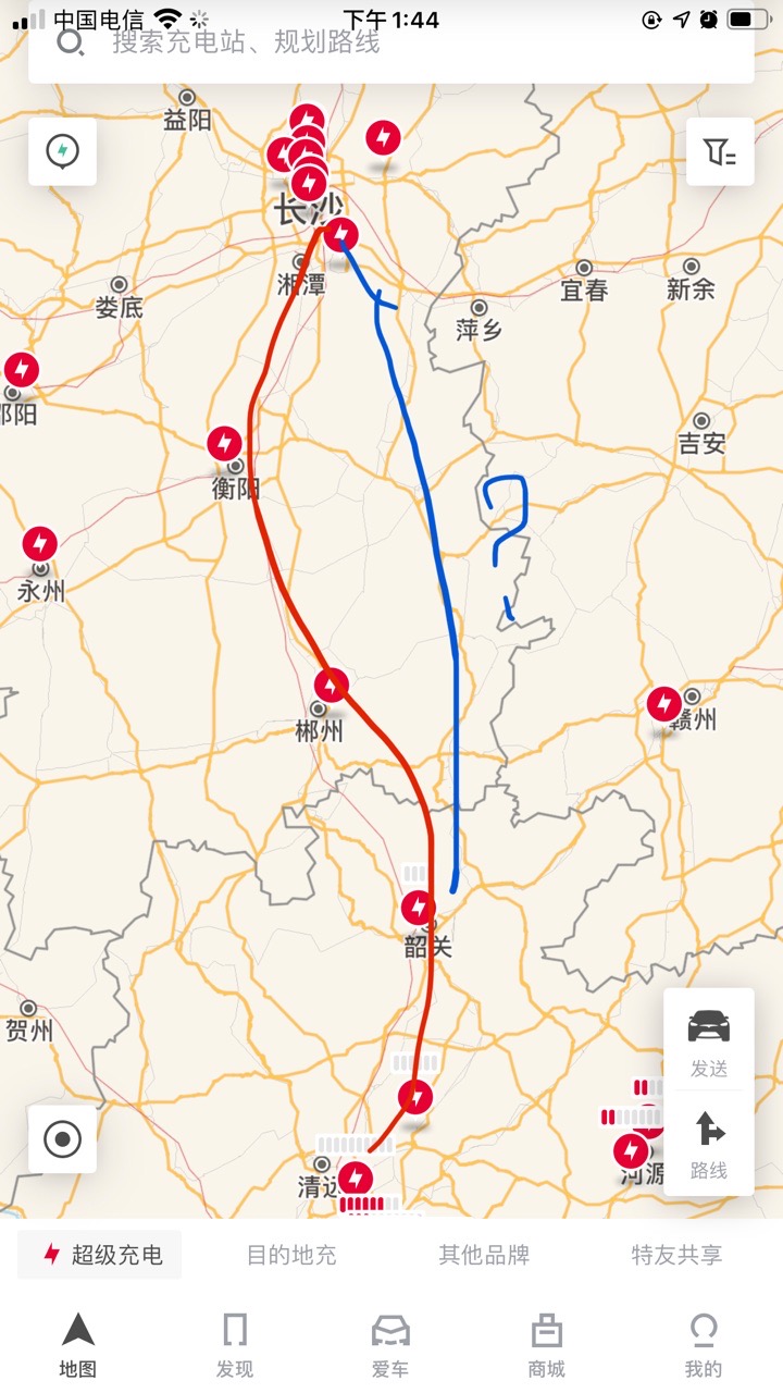 春运回长沙估计超冲要排长龙了。很多高速没超充，或超充数量不够。特斯拉中国高管怎么想的呢 - 图片 1