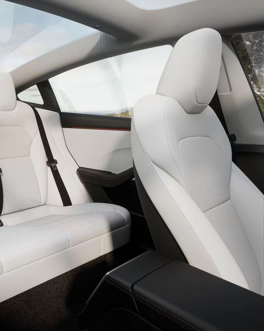 有人是新3或者是白色内饰通风座椅的吗？座椅洞洞容易脏吗？ - 图片 1