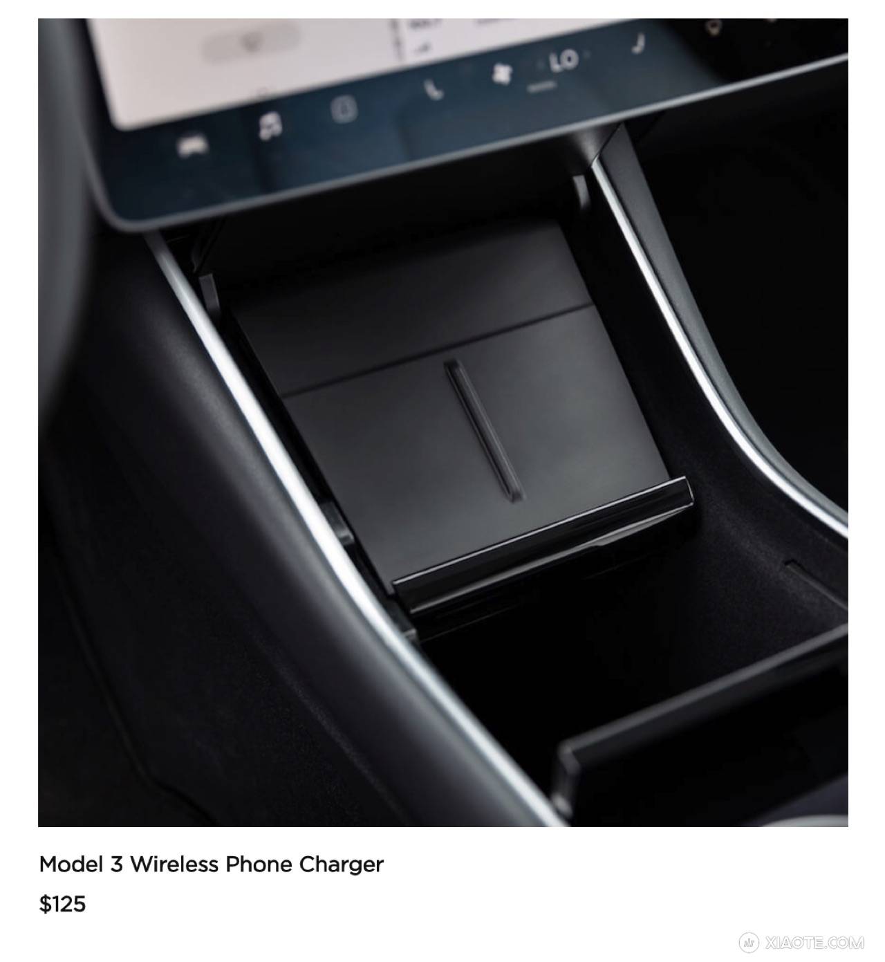 Tesla 最近撸钱有点厉害啊,钥匙单独卖不说,连钥匙裤衩都能单独卖,这货以前在S上都是免费送的,另外这个官方无线冲估计只能支持5w Qi,介绍页丝毫没提快充😂 - 图片 3