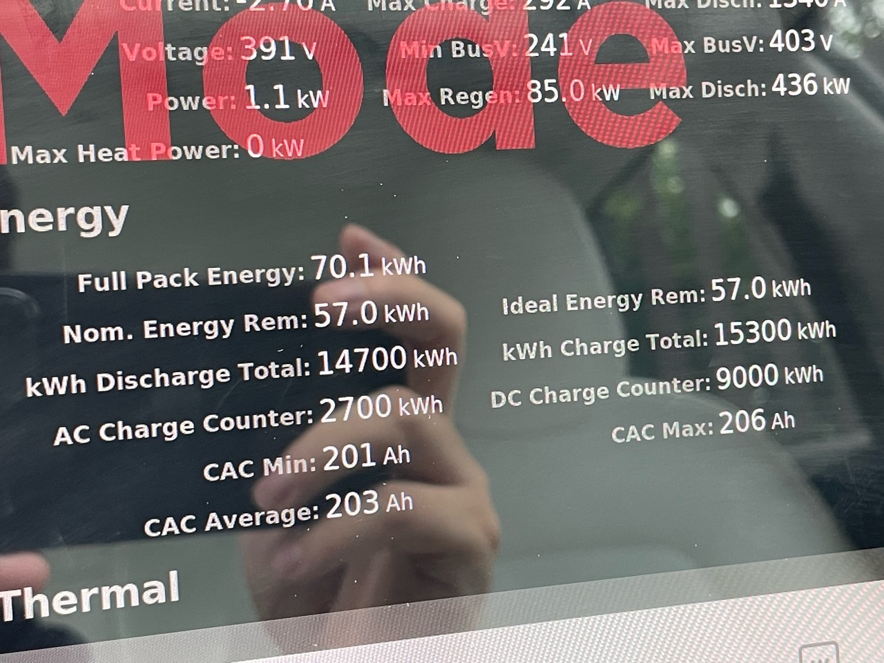 69000公里，还剩70度电。 - 图片 1