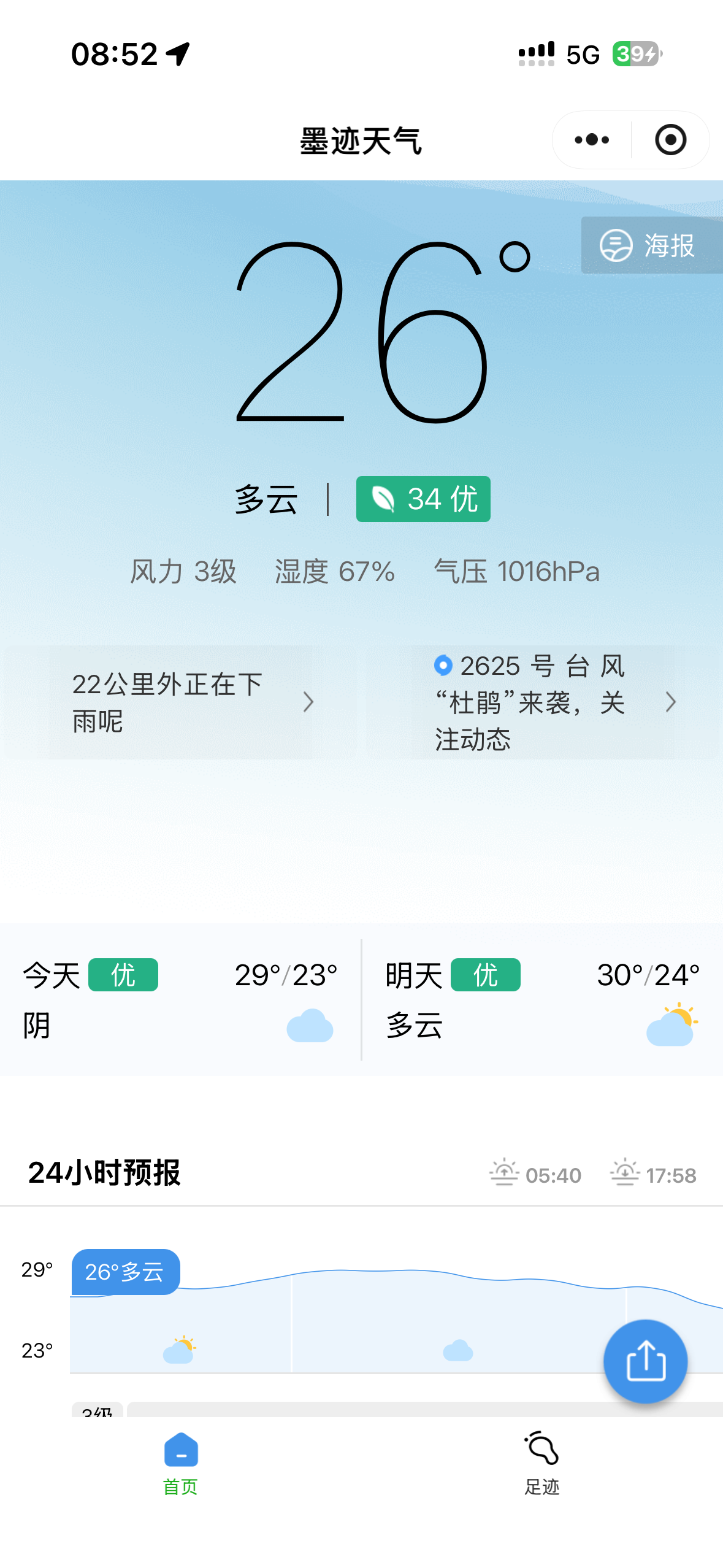 车机自带的天气真的不靠谱
上海今天最高28度明天最高37度
其他天气app明天最高都是30度
特斯拉选的都是什么货色 - 图片 2