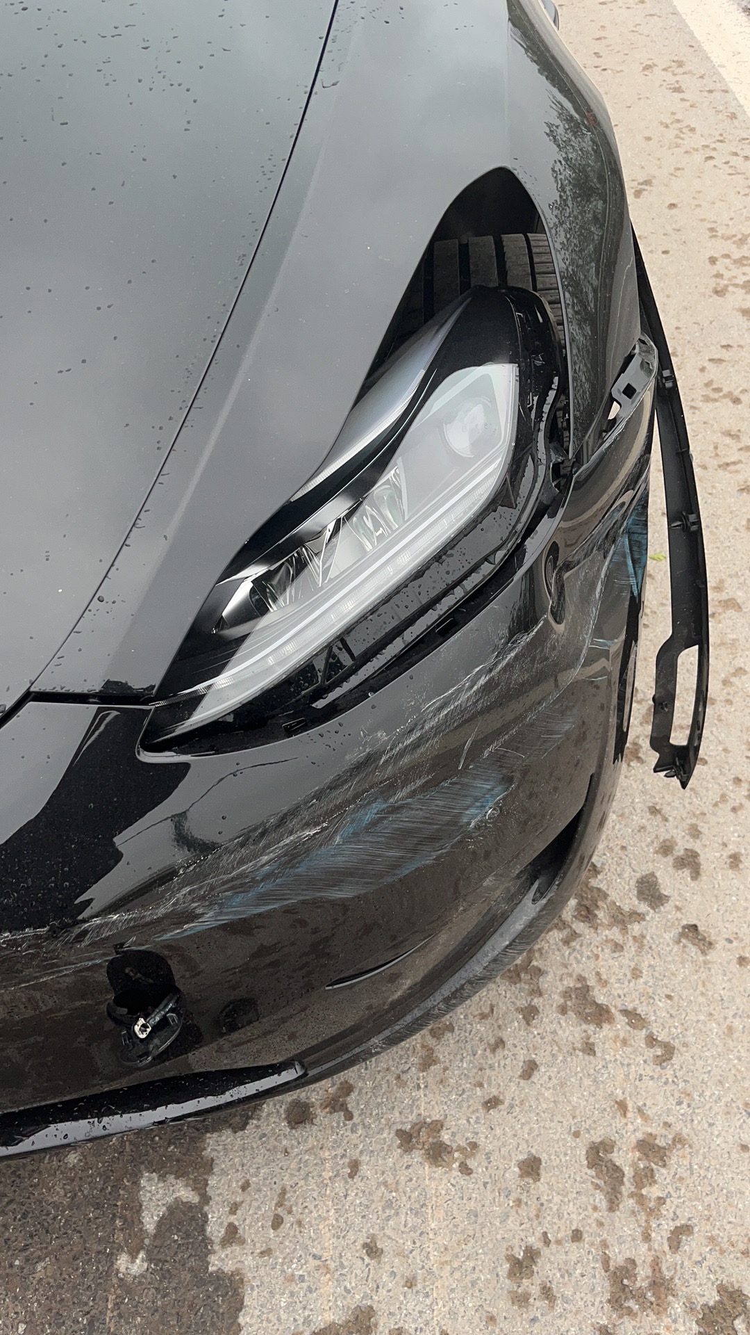 AP辅助驾驶。 时速80。 撞上去后才减速。还是不能依赖依辅助驾驶 - 图片 1