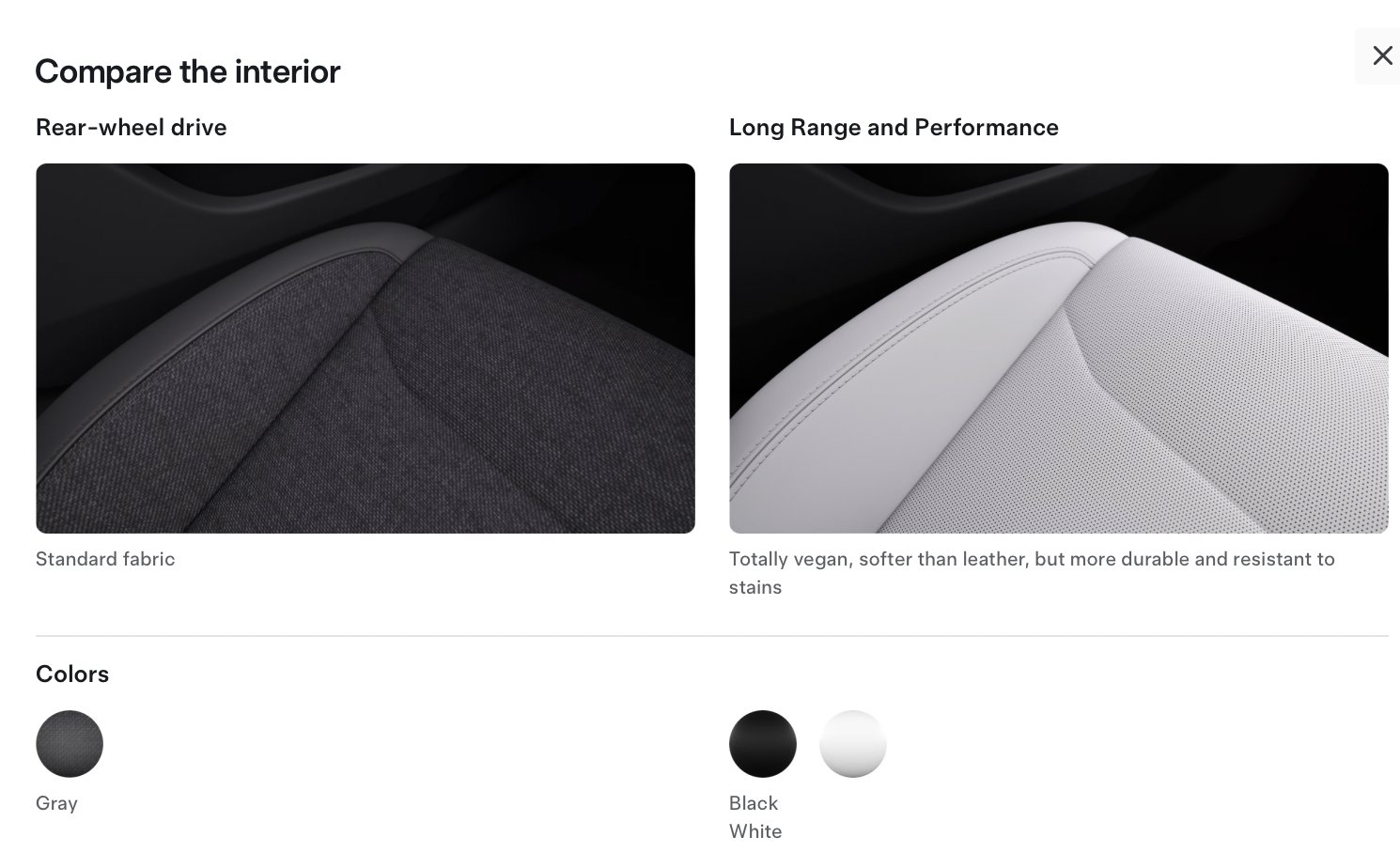 新款 Model 3 廉价版今天上市，这是我去年model3上市前爆料的五个版本的最后一个，至今5个版本已全部上市
以下为具体区别：
• 织物内饰
• 前排或后排均无加热或通风座椅
• 后排座椅屏幕已 - 图片 5